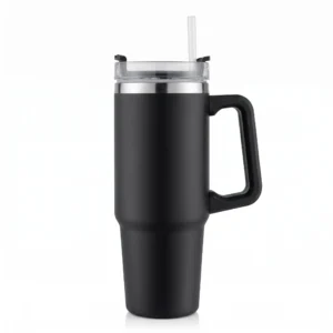 40OZ stainless steel insulated tumbler with straw and lid leak proof bpa free