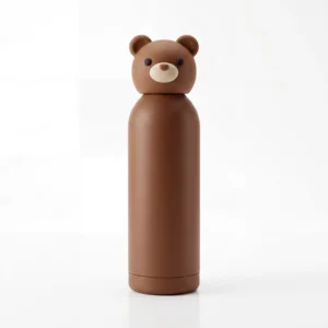 animal head stainless steel insulated kids water bottle bpa free leak proof