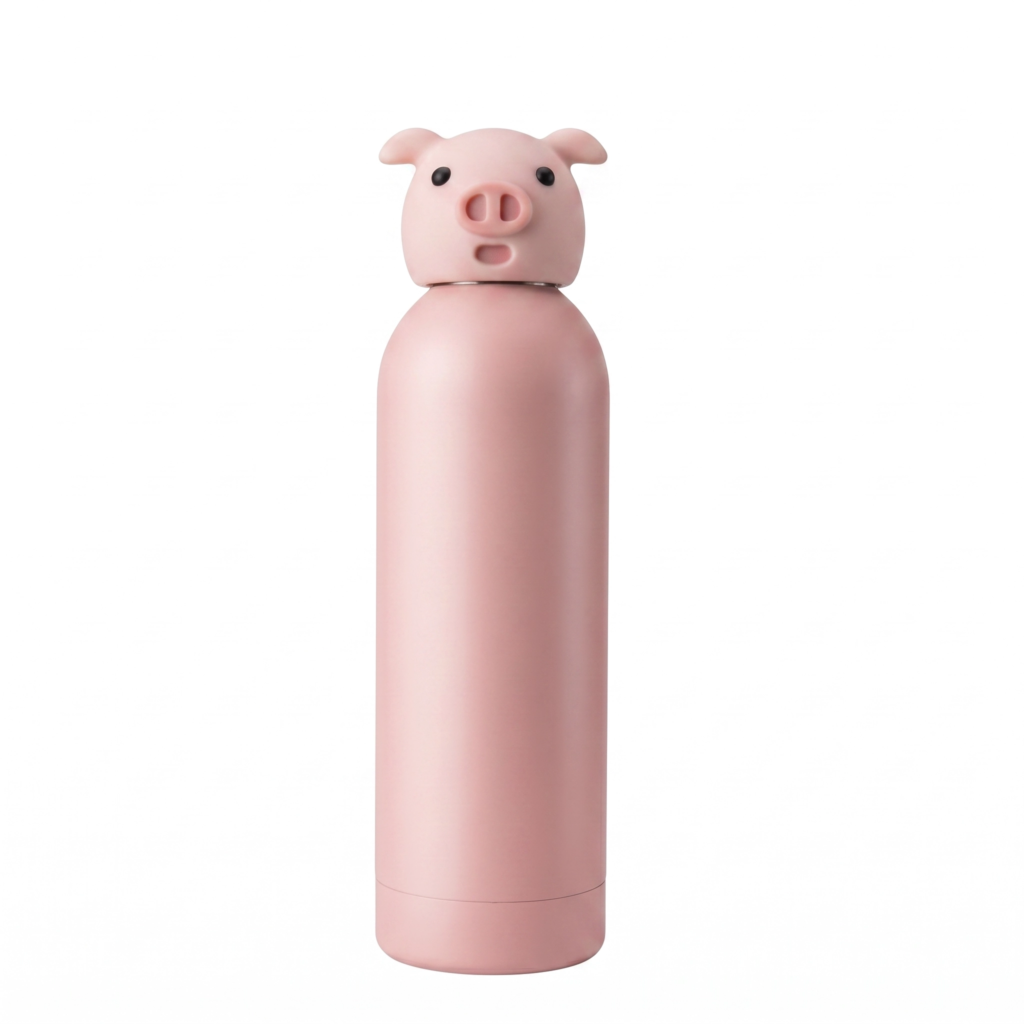 Wholesale Cute Pig Shaped Kids Water Bottle Insulated Stainless Steel School Flask for Children