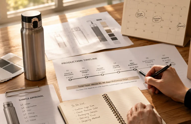 How Long Does It Take to Make Custom Water Bottles?