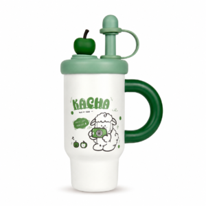 800ml Double-Wall Stainless Steel Vacuum Insulated Tumbler with Handle
