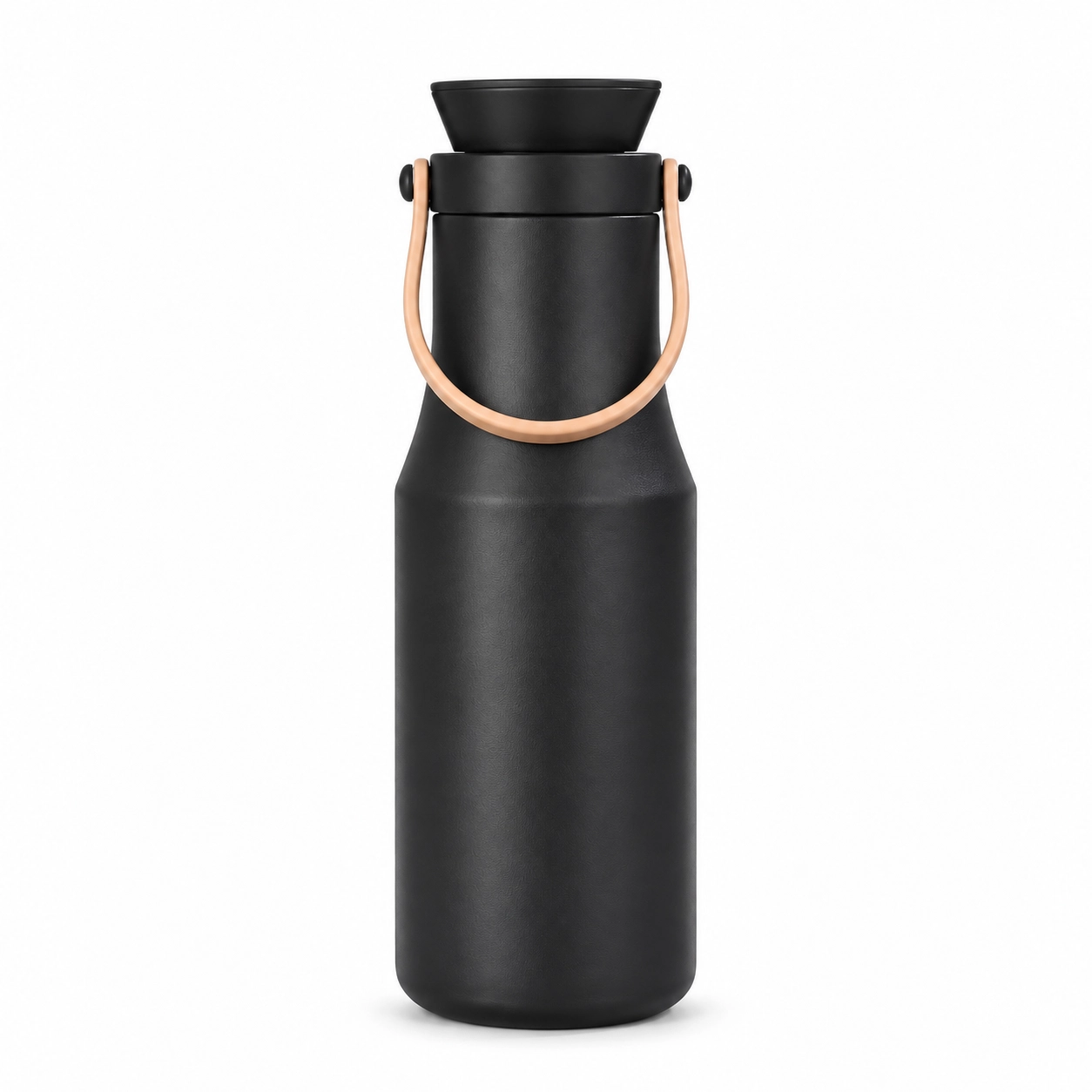 480ml Vacuum Insulated Sports Bottle with Portable Carry Handle